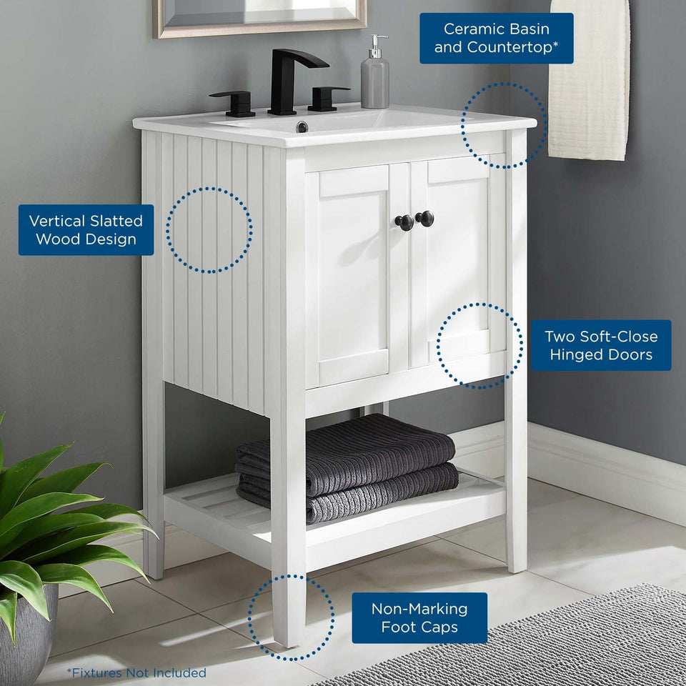 Prestige Bathroom Vanity Basin Included by Modway