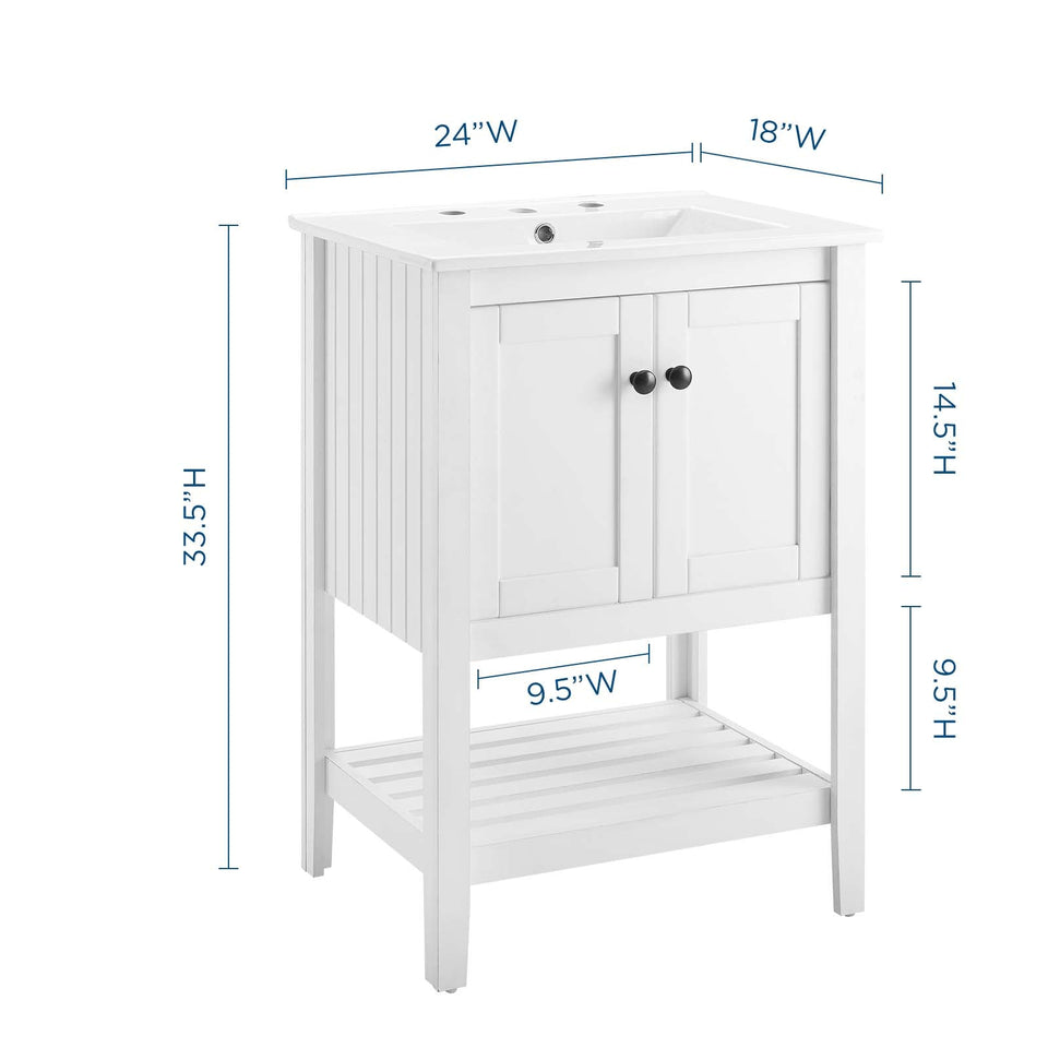 Prestige Bathroom Vanity Basin Included by Modway