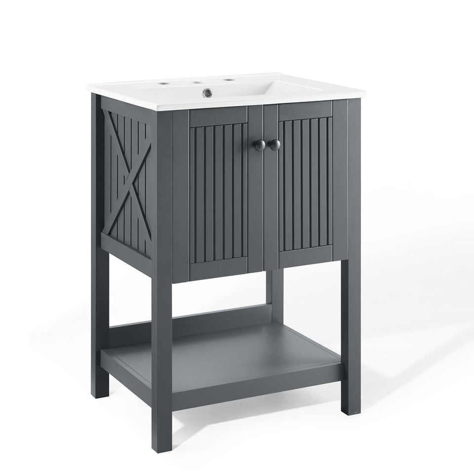 Steam Bathroom Vanity Basin Included by Modway