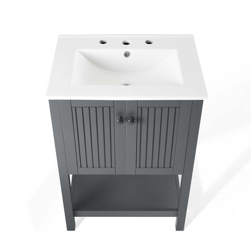 Steam Bathroom Vanity Basin Included by Modway