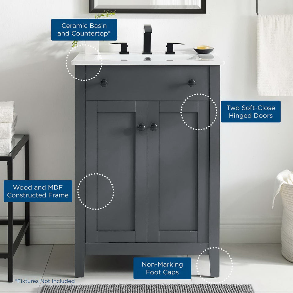 Nantucket 24" Bathroom Vanity by Modway