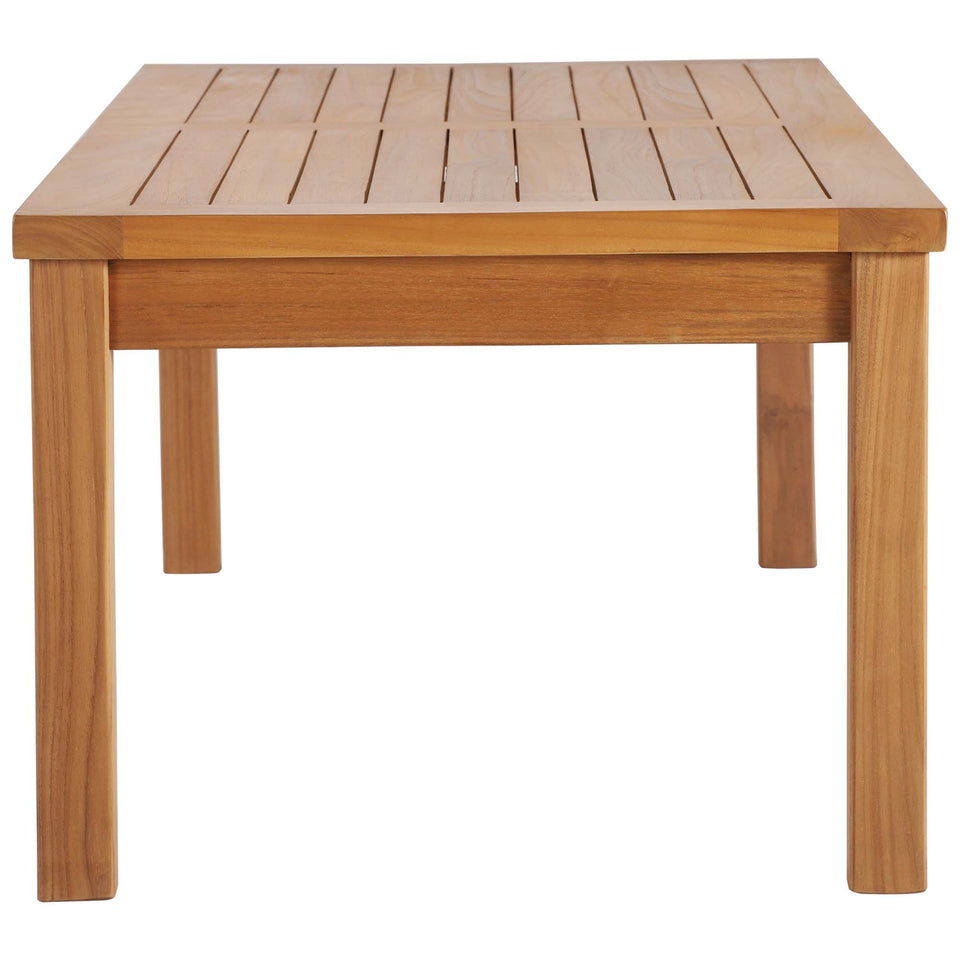 Upland 4-Piece Outdoor Patio Teak Wood Furniture Set by Modway