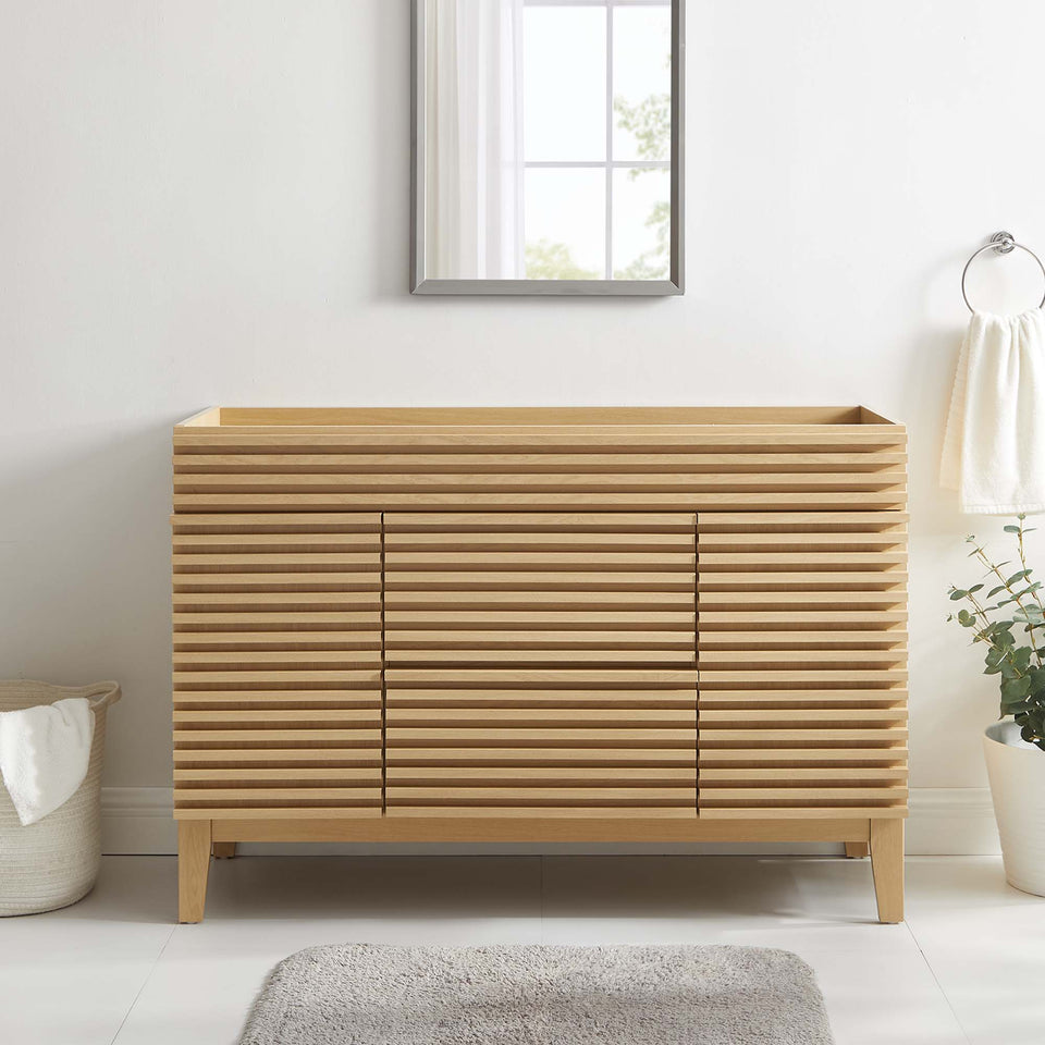 Render 48" Single Sink Compatible (not included) Bathroom Vanity Cabinet by Modway