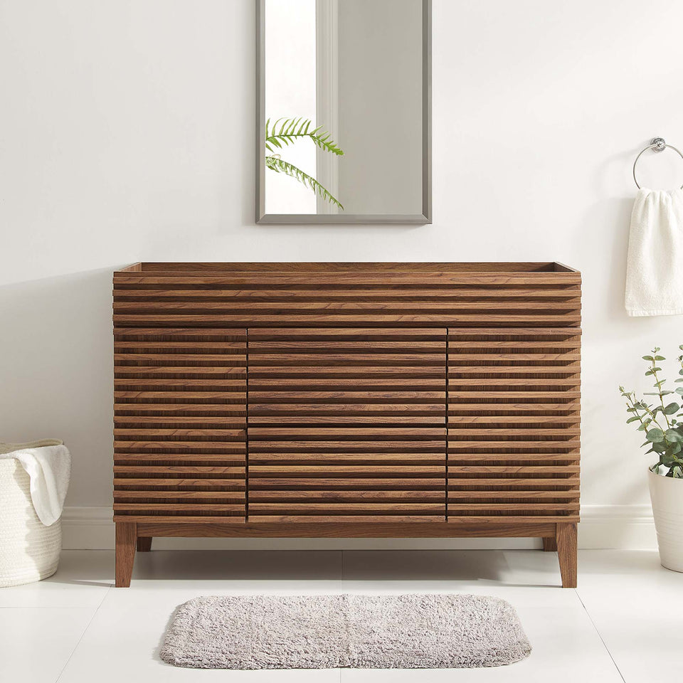 Render 48" Single Sink Compatible (not included) Bathroom Vanity Cabinet by Modway