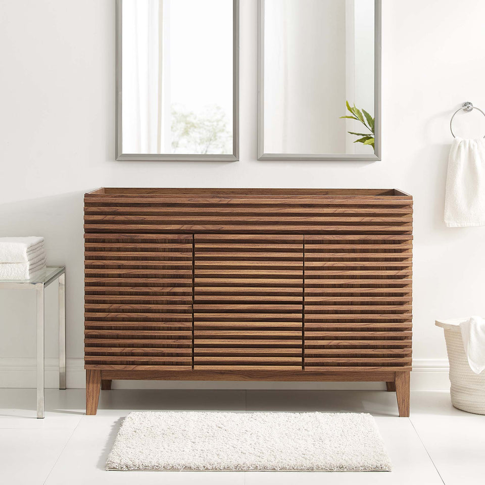 Render 48" Double Sink Compatible (Not Included) Bathroom Vanity Cabinet by Modway