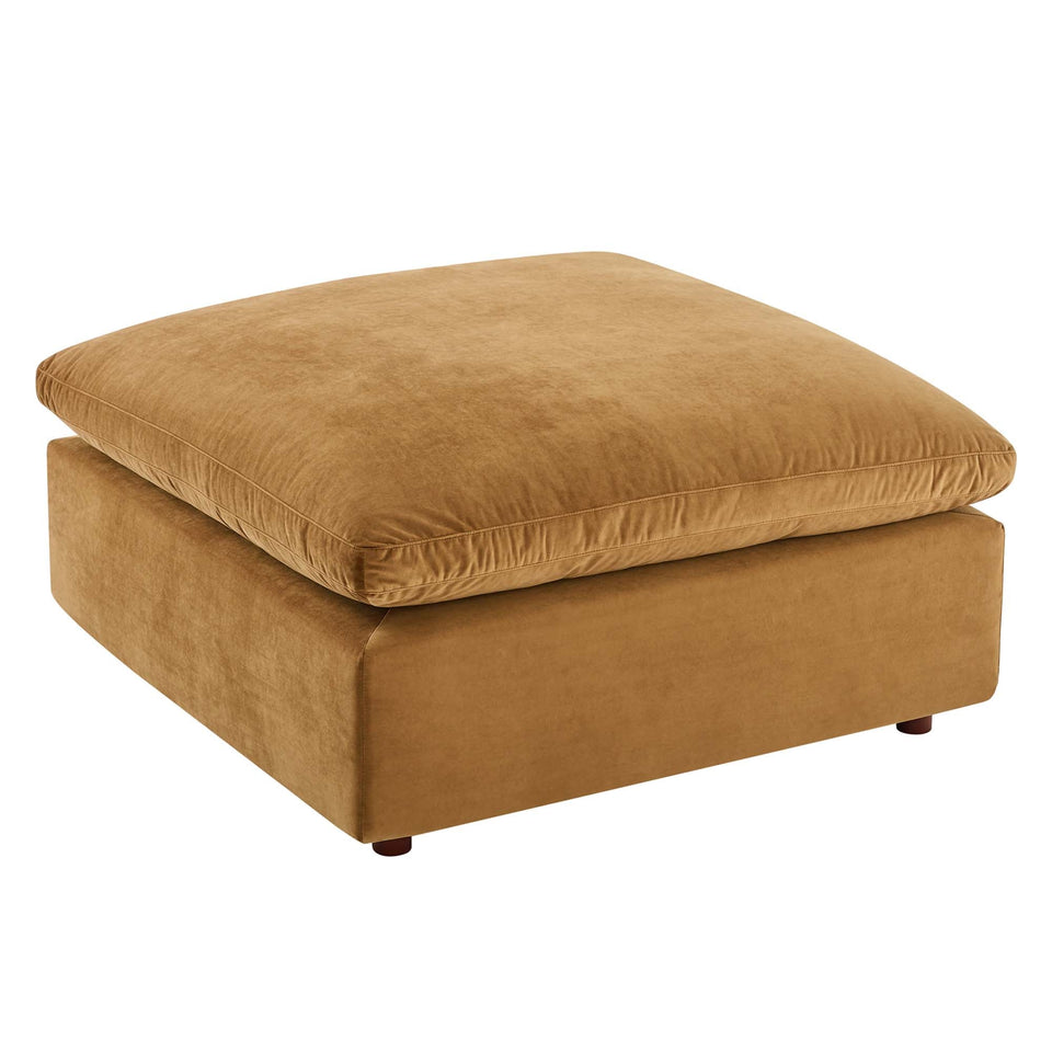 Commix Down Filled Overstuffed Performance Velvet Ottoman by Modway