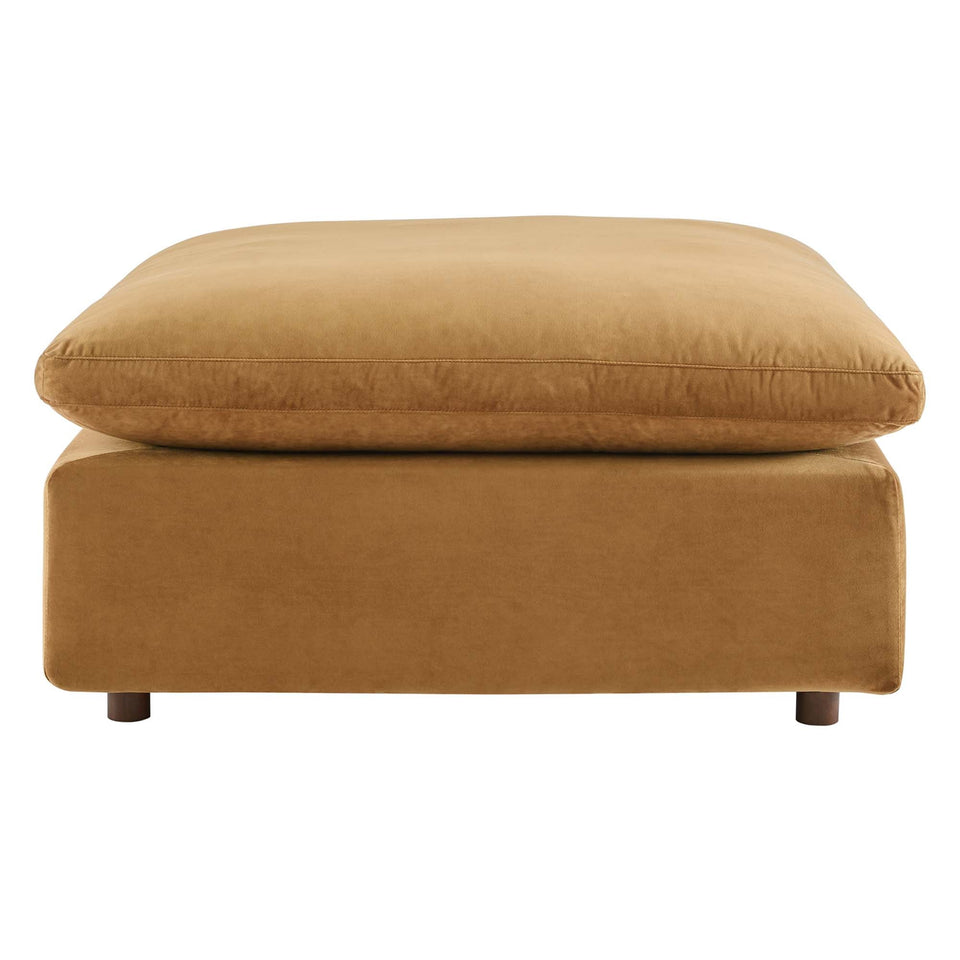 Commix Down Filled Overstuffed Performance Velvet Ottoman by Modway