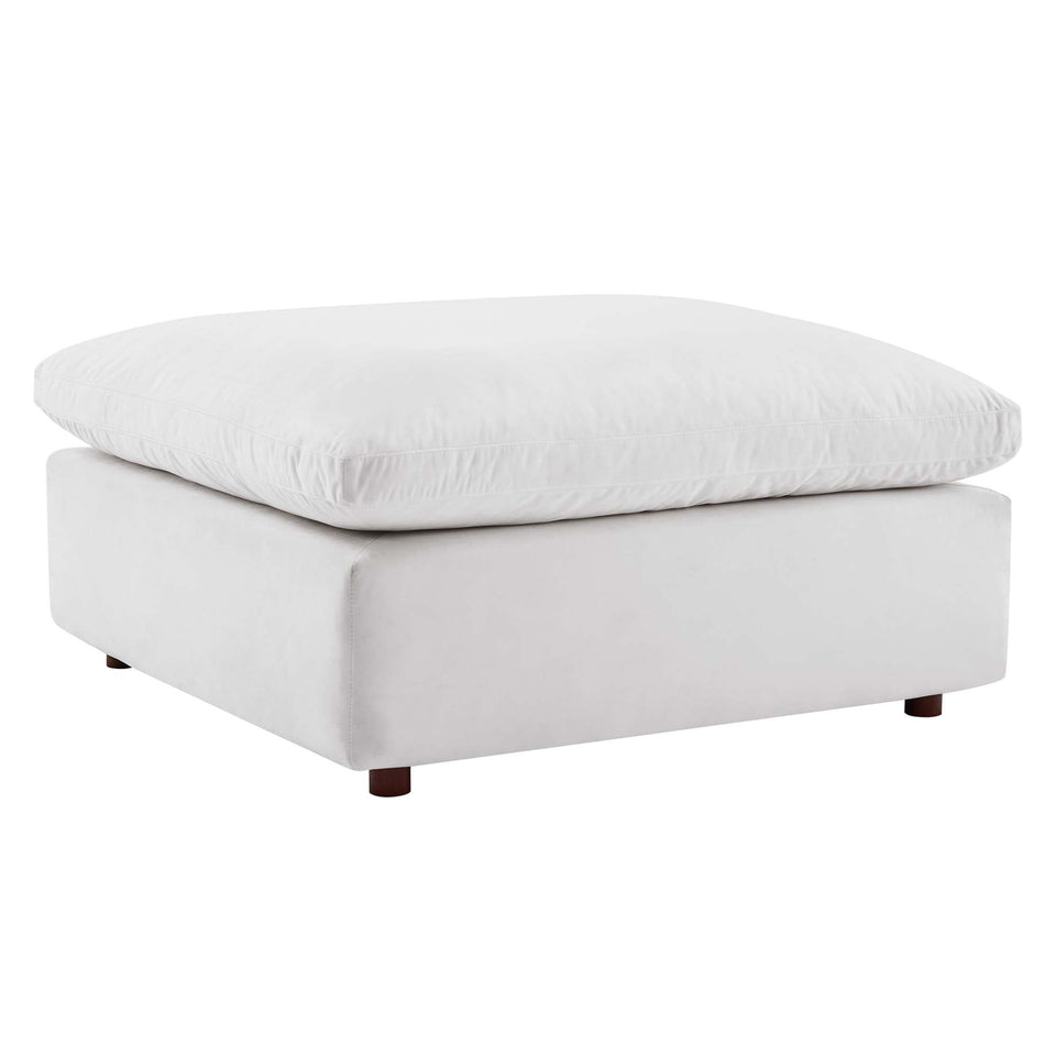 Commix Down Filled Overstuffed Performance Velvet Ottoman by Modway