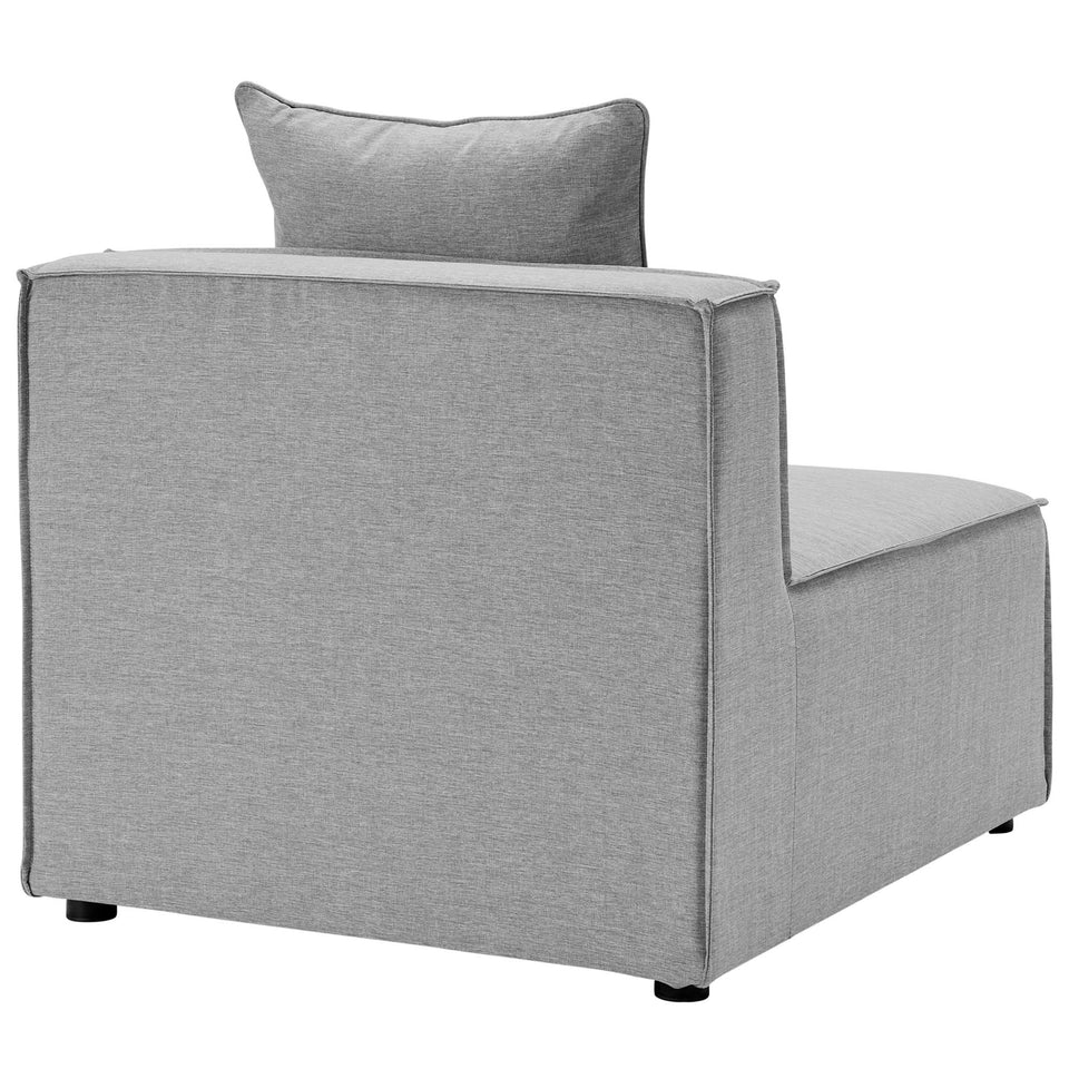 Saybrook 5-Piece Outdoor Patio Upholstered Sectional Sofa by Modway