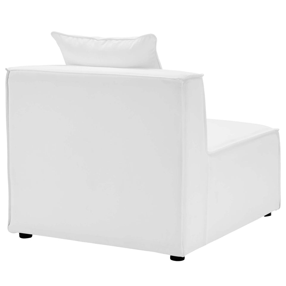 Saybrook 6-Piece Outdoor Patio Upholstered Sectional Sofa by Modway