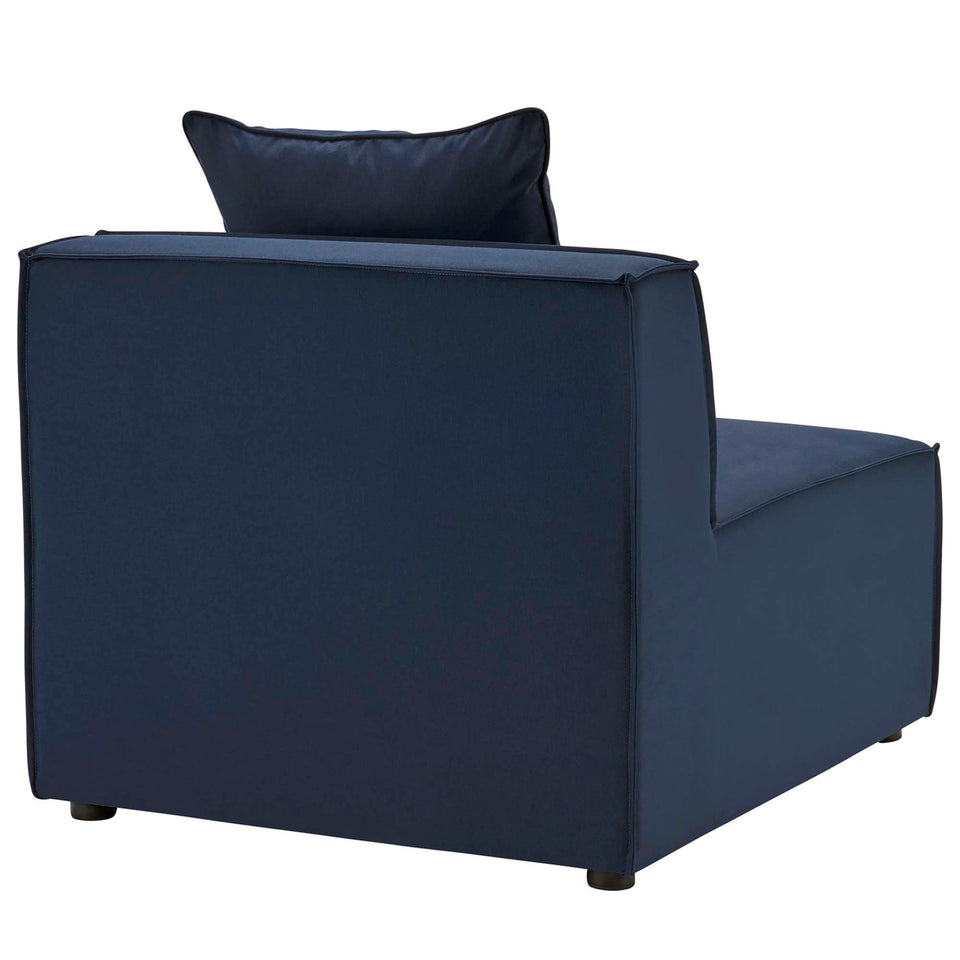Saybrook 5-Piece Outdoor Patio Upholstered Sectional Sofa by Modway