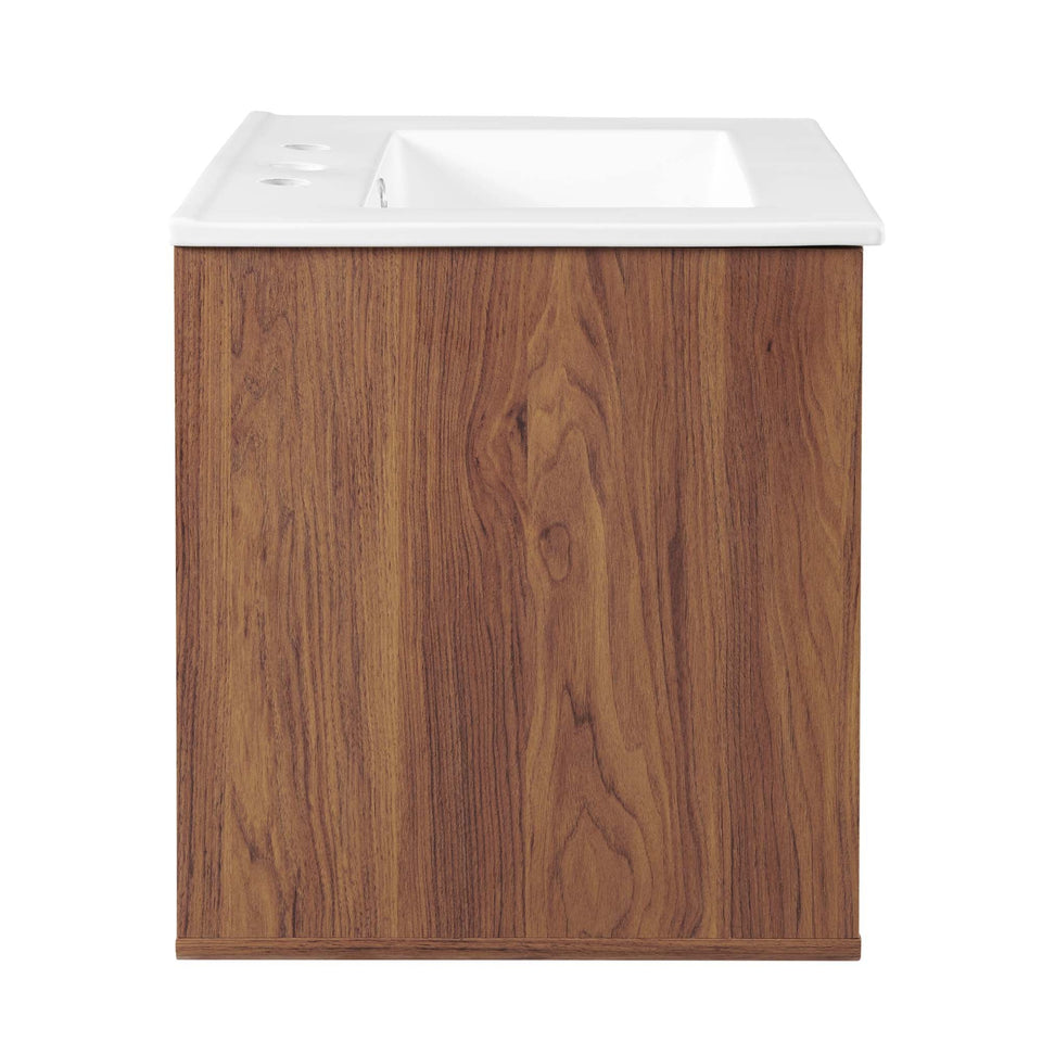 Transmit Wall-Mount Bathroom Vanity Basin Included by Modway