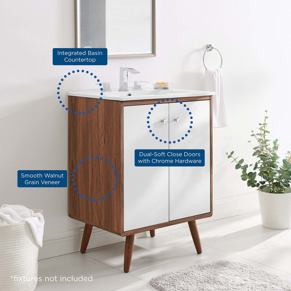 Transmit Bathroom Vanity Basin Included by Modway