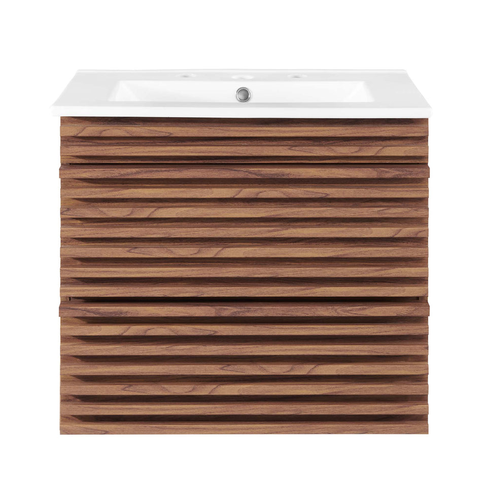 Render 24" Wall-Mount Bathroom Vanity by Modway