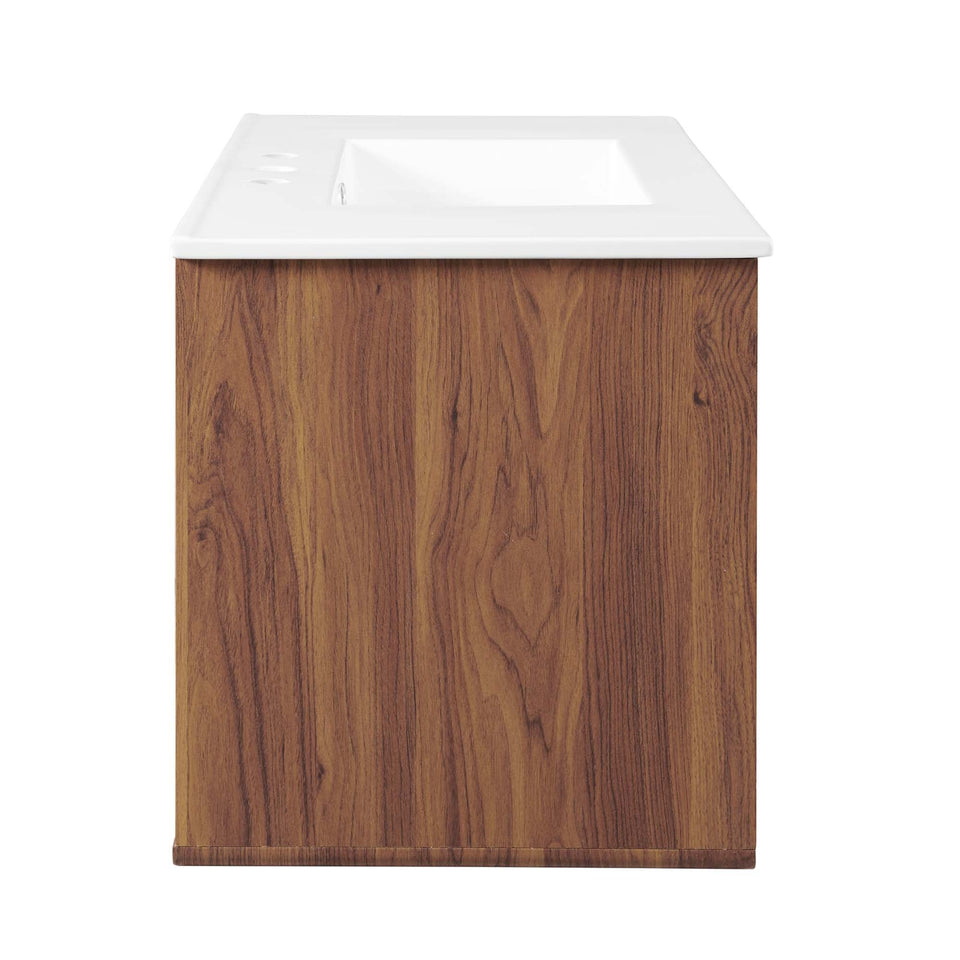 Transmit Wall-Mount Bathroom Vanity Basin Included by Modway