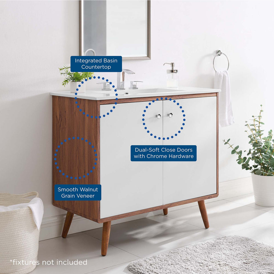 Transmit Bathroom Vanity Basin Included by Modway