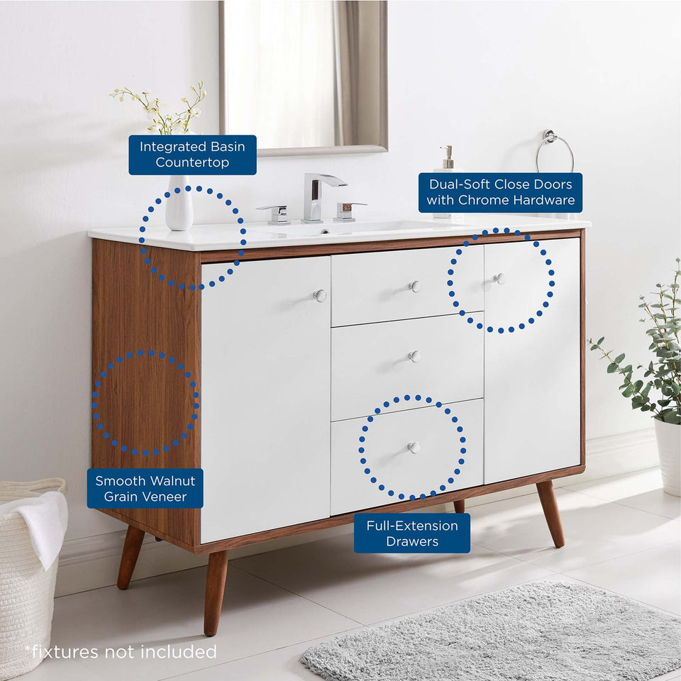 Transmit Bathroom Vanity Basin Included by Modway