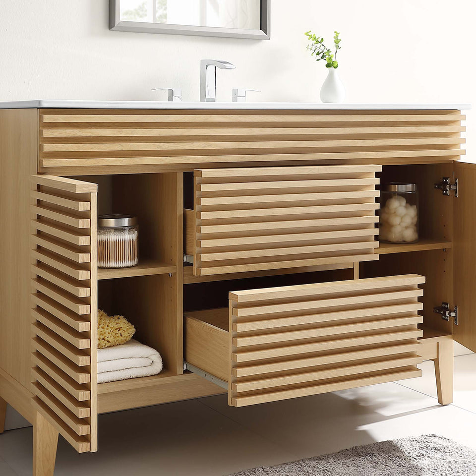 Render 48" Single Sink Bathroom Vanity by Modway