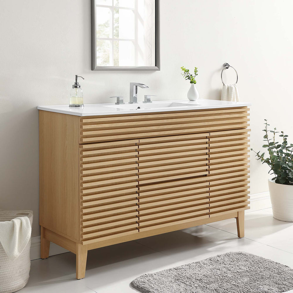 Render 48" Single Sink Bathroom Vanity by Modway