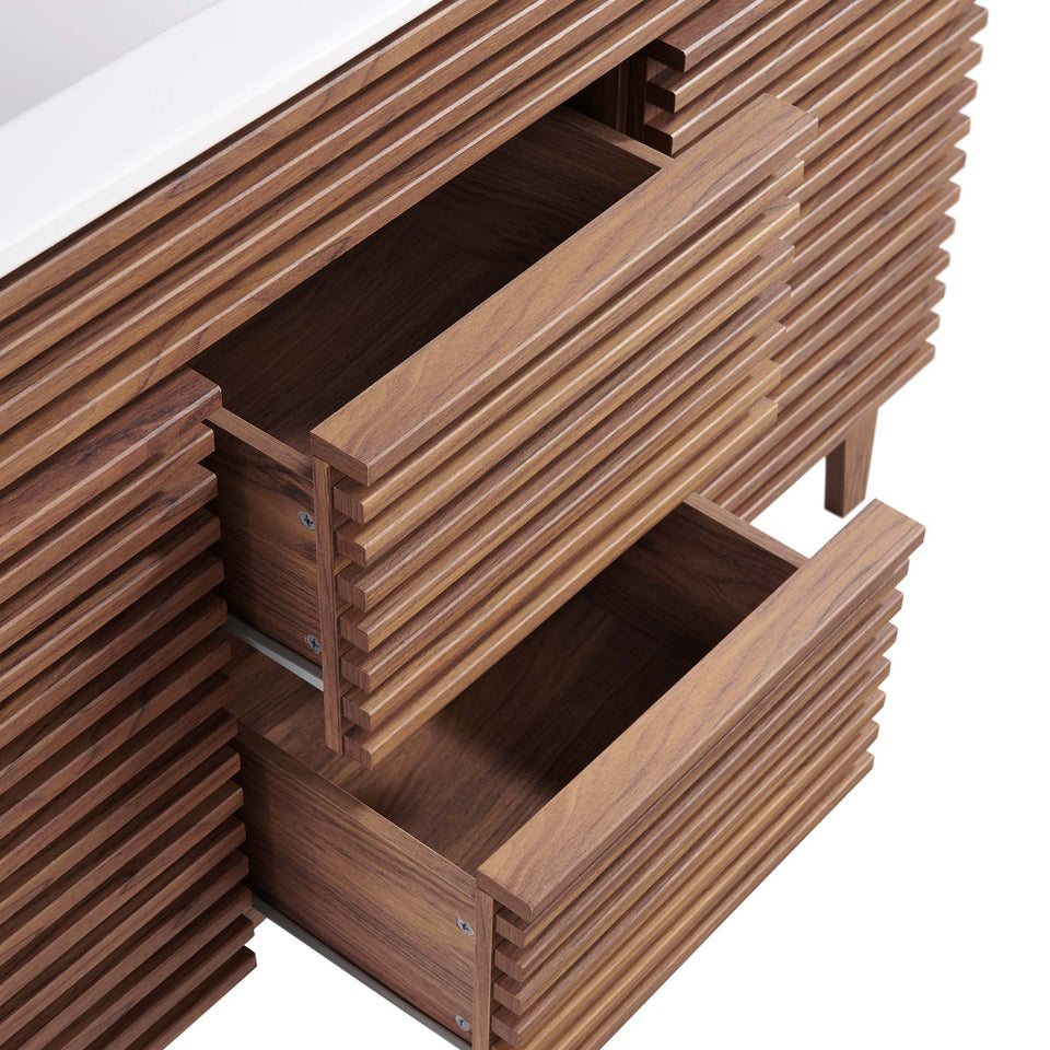 Render 48" Double Sink Bathroom Vanity by Modway