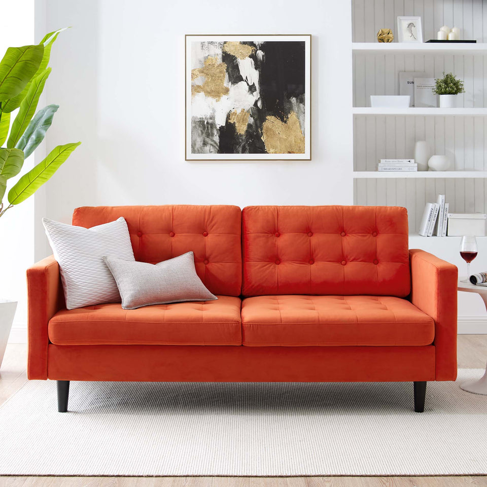 Exalt Tufted Performance Velvet Sofa by Modway