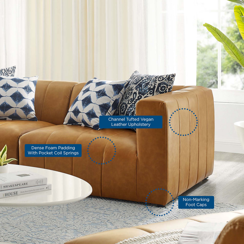 Bartlett 2-Piece Vegan Leather Loveseat by Modway