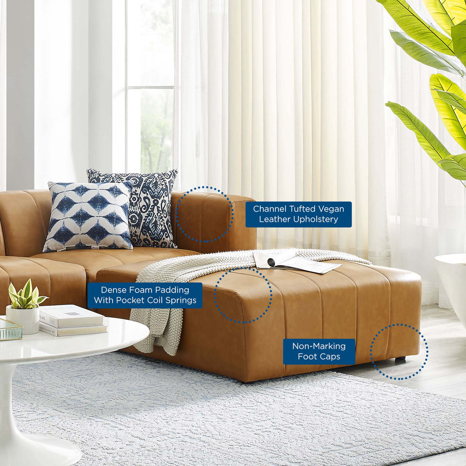 Bartlett 4-Piece Vegan Leather Sectional Sofa by Modway