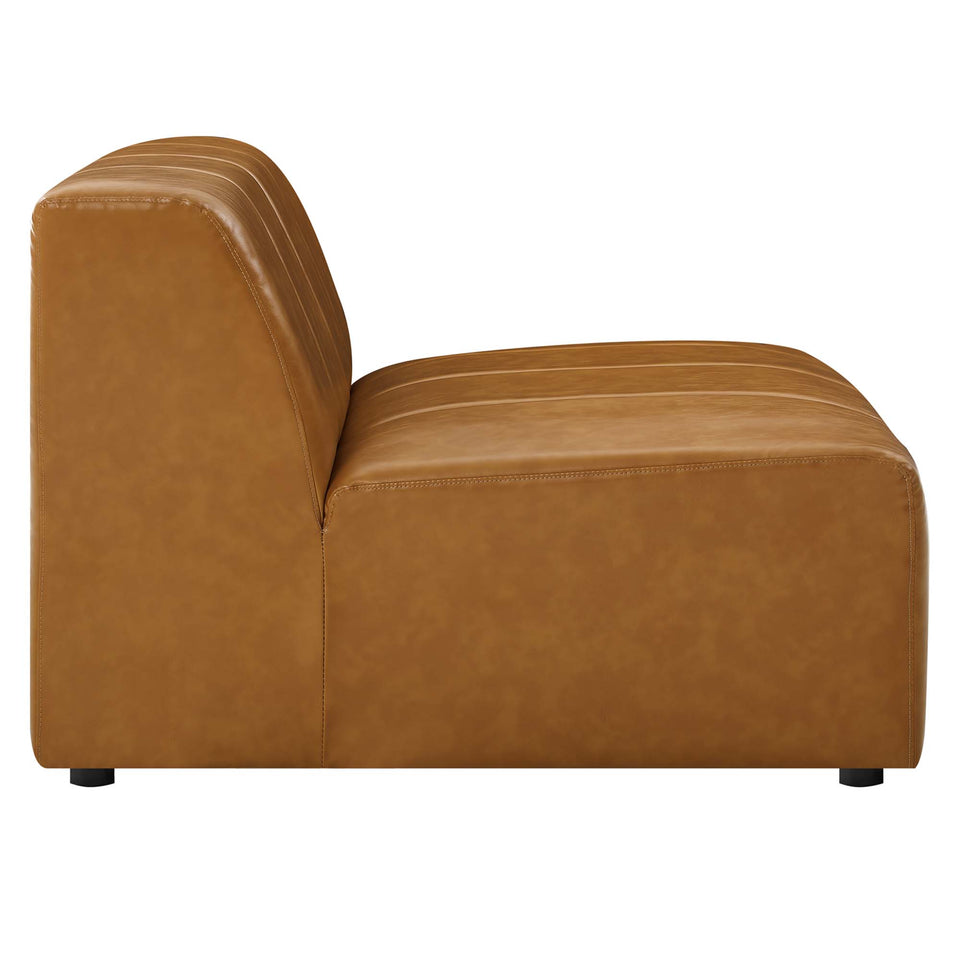 Bartlett 4-Piece Vegan Leather Sectional Sofa by Modway