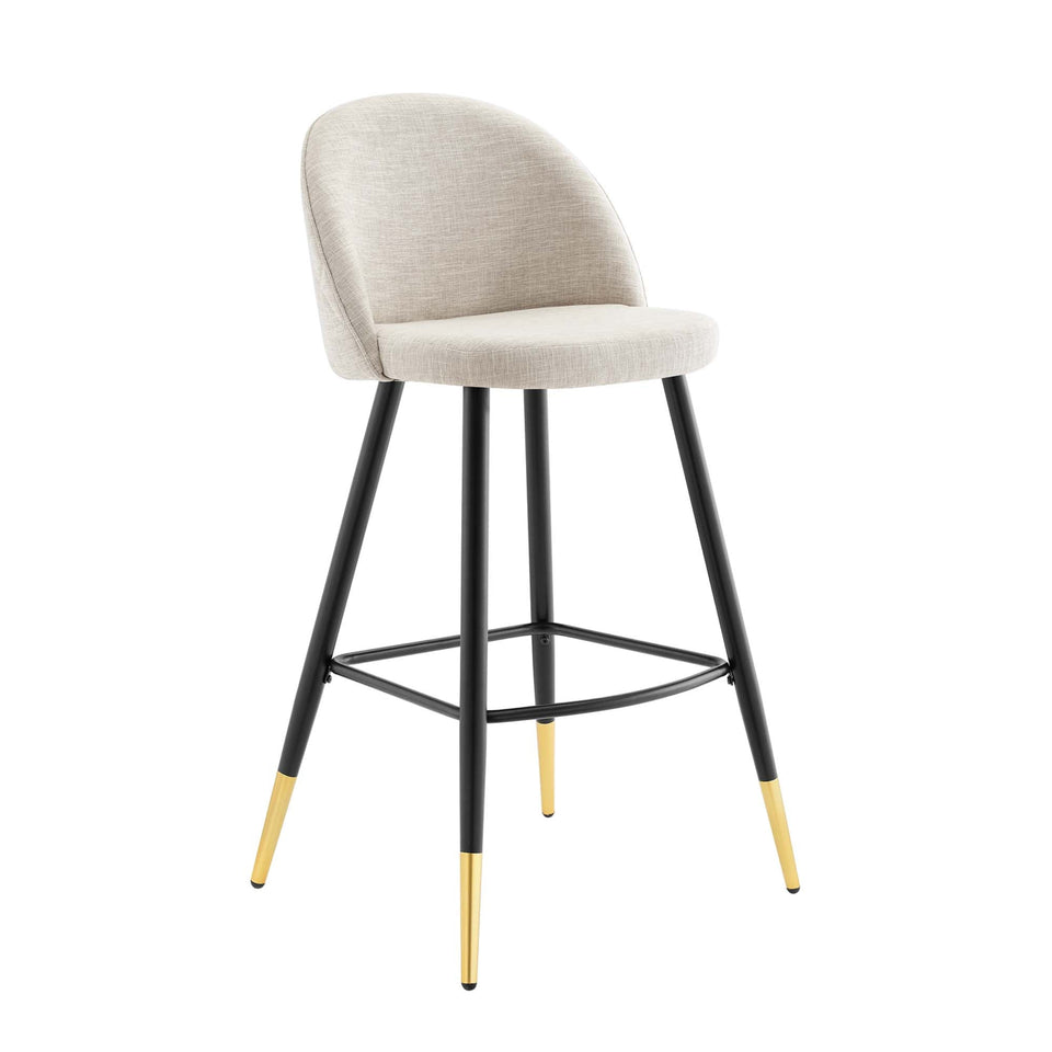 Cordial Fabric Bar Stools Set of 2 by Modway