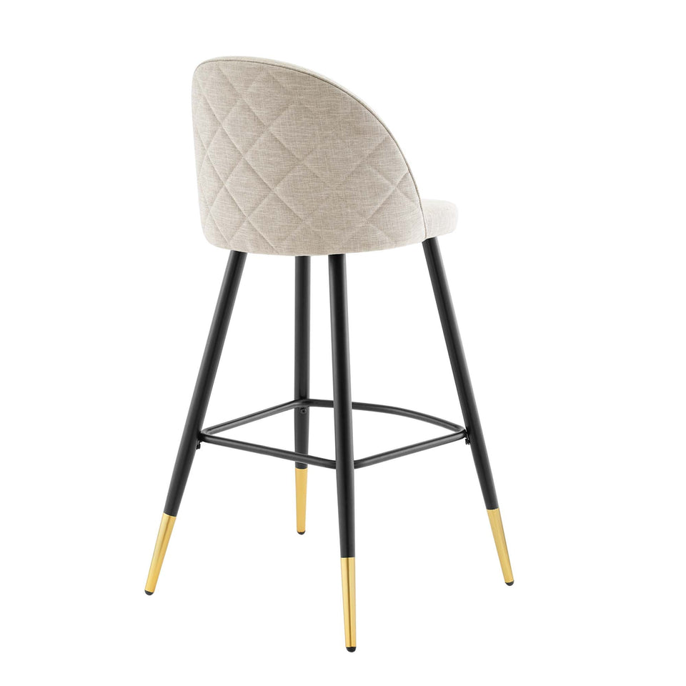 Cordial Fabric Bar Stools Set of 2 by Modway