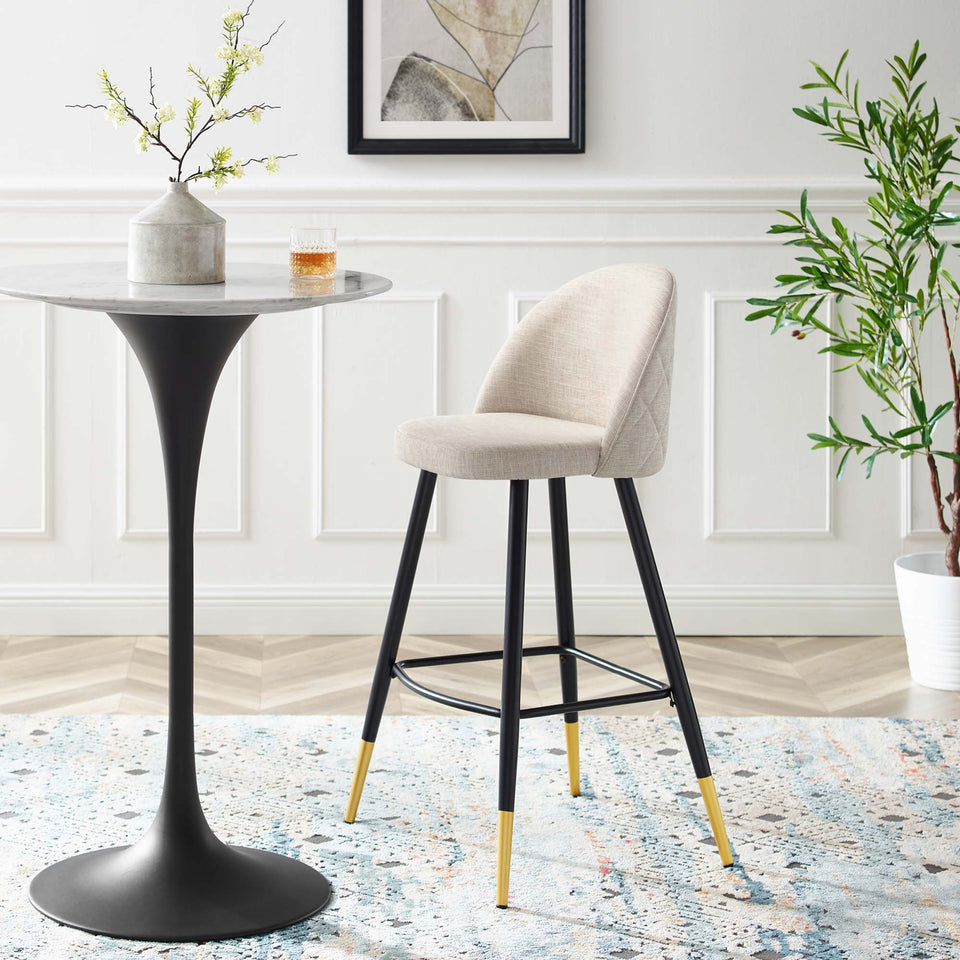 Cordial Fabric Bar Stools Set of 2 by Modway