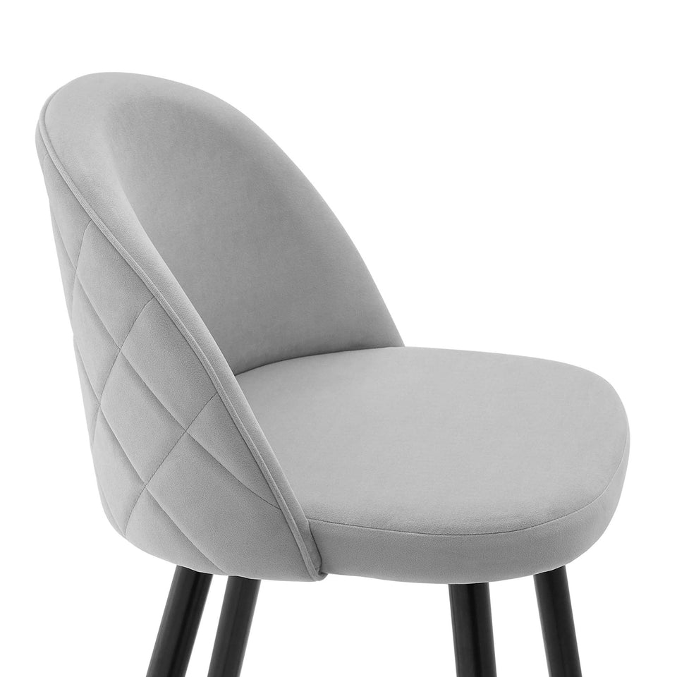 Cordial Performance Velvet Counter Stools Set of 2 by Modway