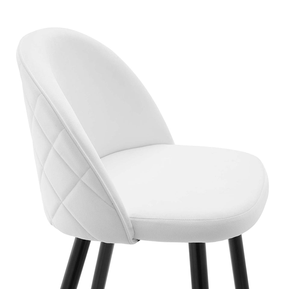 Cordial Performance Velvet Counter Stools Set of 2 by Modway