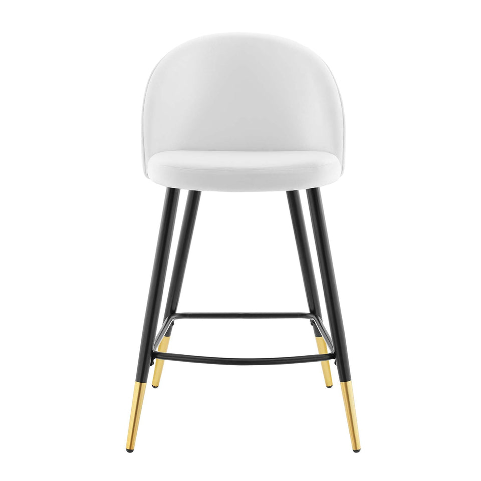 Cordial Performance Velvet Counter Stools Set of 2 by Modway