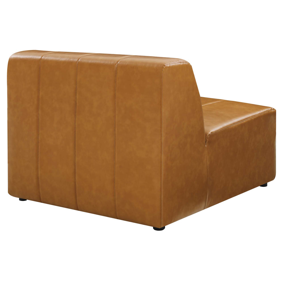 Bartlett 8-Piece Vegan Leather Sectional Sofa by Modway
