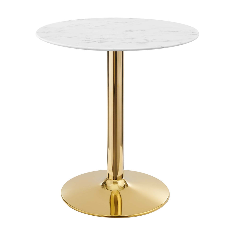 Verne 28" Artificial Marble Dining Table by Modway