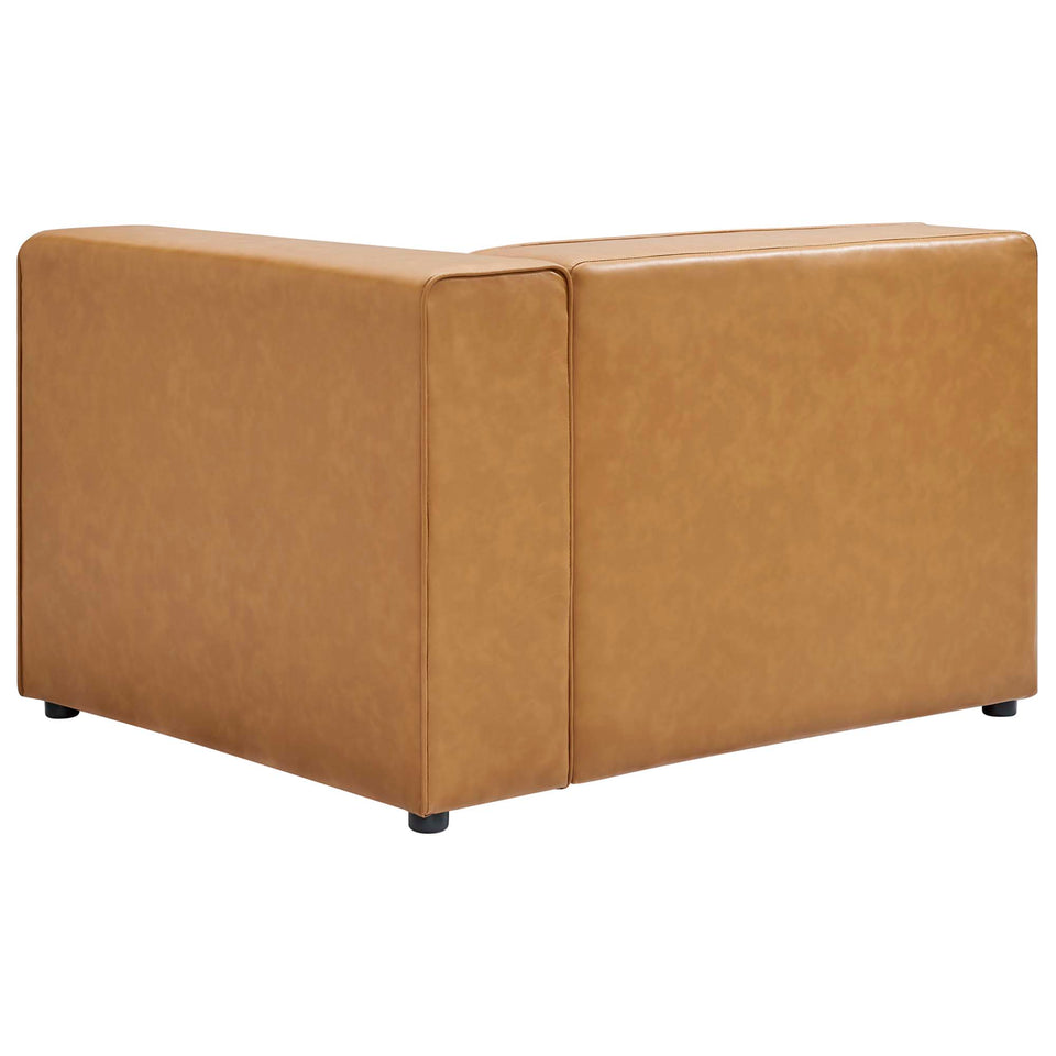 Mingle Vegan Leather Right-Arm Chair by Modway