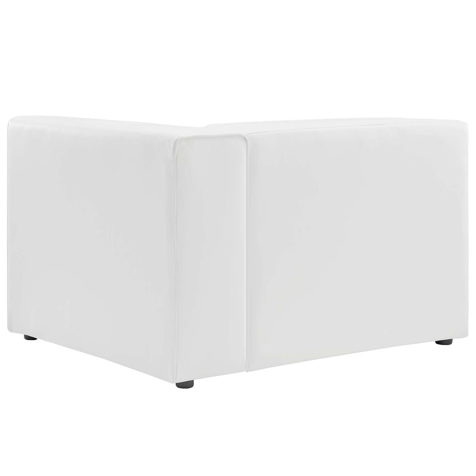 Mingle Vegan Leather Right-Arm Chair by Modway
