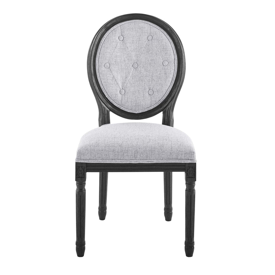 Arise Vintage French Upholstered Fabric Dining Side Chair by Modway