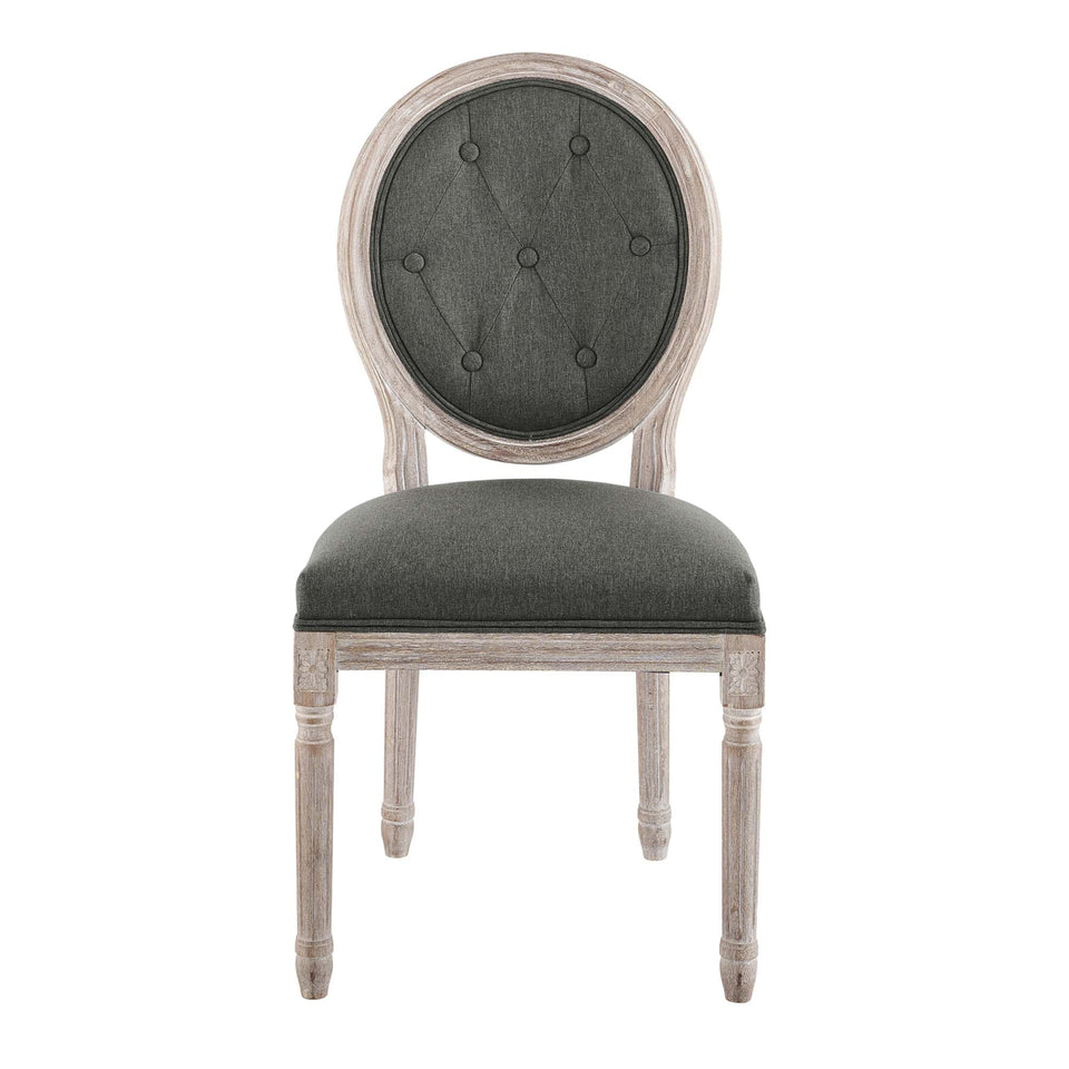 Arise Vintage French Upholstered Fabric Dining Side Chair by Modway