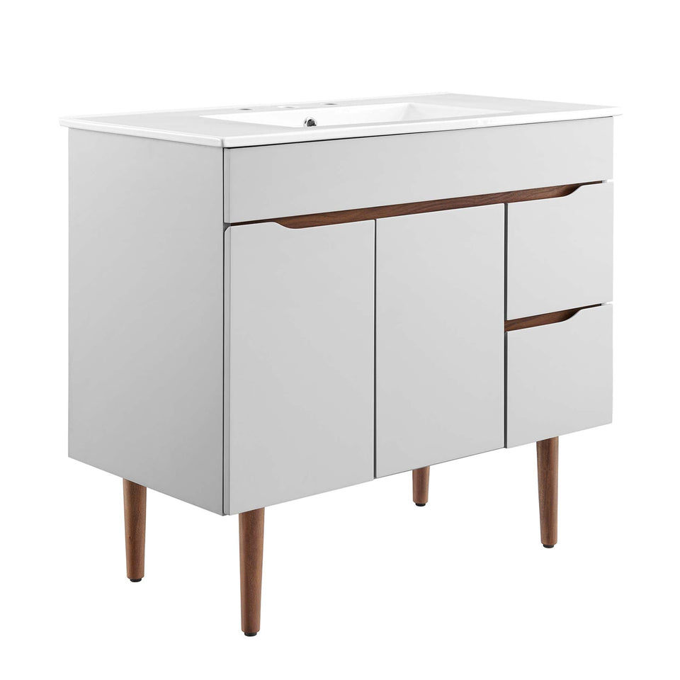 Harvest Bathroom Vanity Basin Included by Modway
