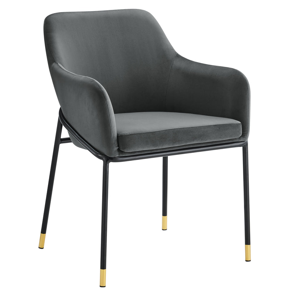 Jovi Performance Velvet Dining Armchair by Modway