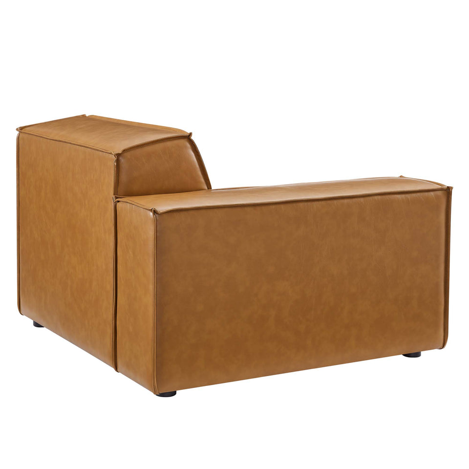 Restore 4-Piece Vegan Leather Sofa by Modway