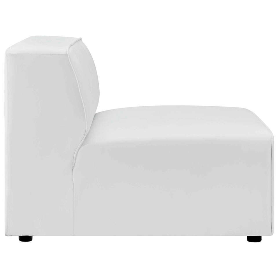 Mingle 3-Piece Vegan Leather Sectional Sofa by Modway