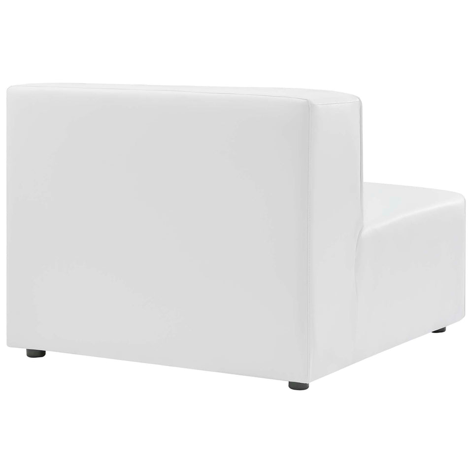 Mingle 4-Piece Vegan Leather Sectional Sofa by Modway