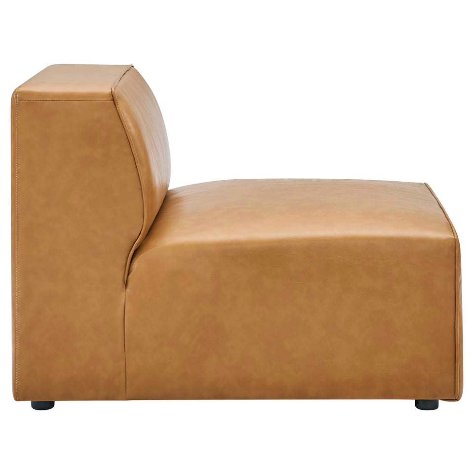 Mingle 7-Piece Vegan Leather Sectional Sofa by Modway