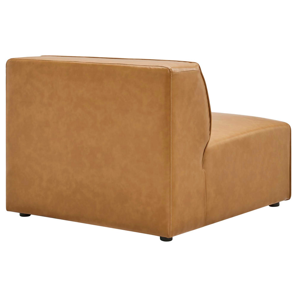 Mingle 7-Piece Vegan Leather Sectional Sofa by Modway