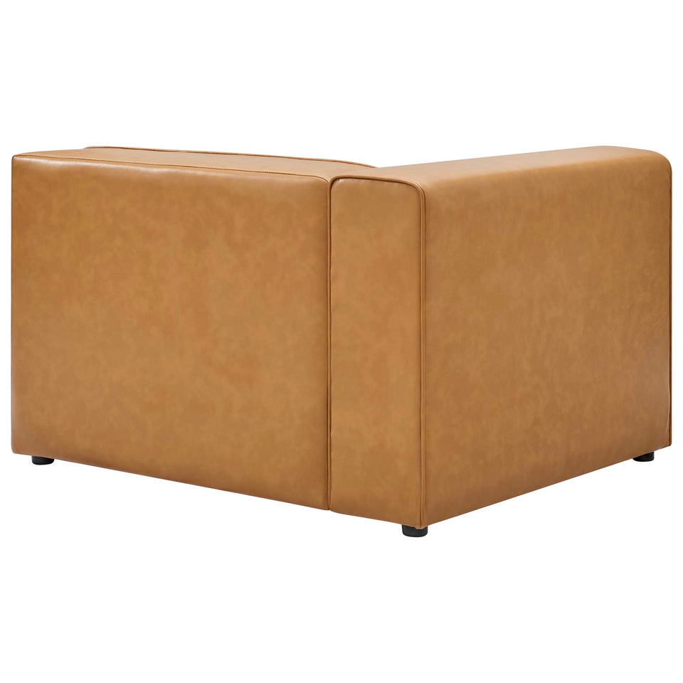 Mingle 7-Piece Vegan Leather Sectional Sofa by Modway