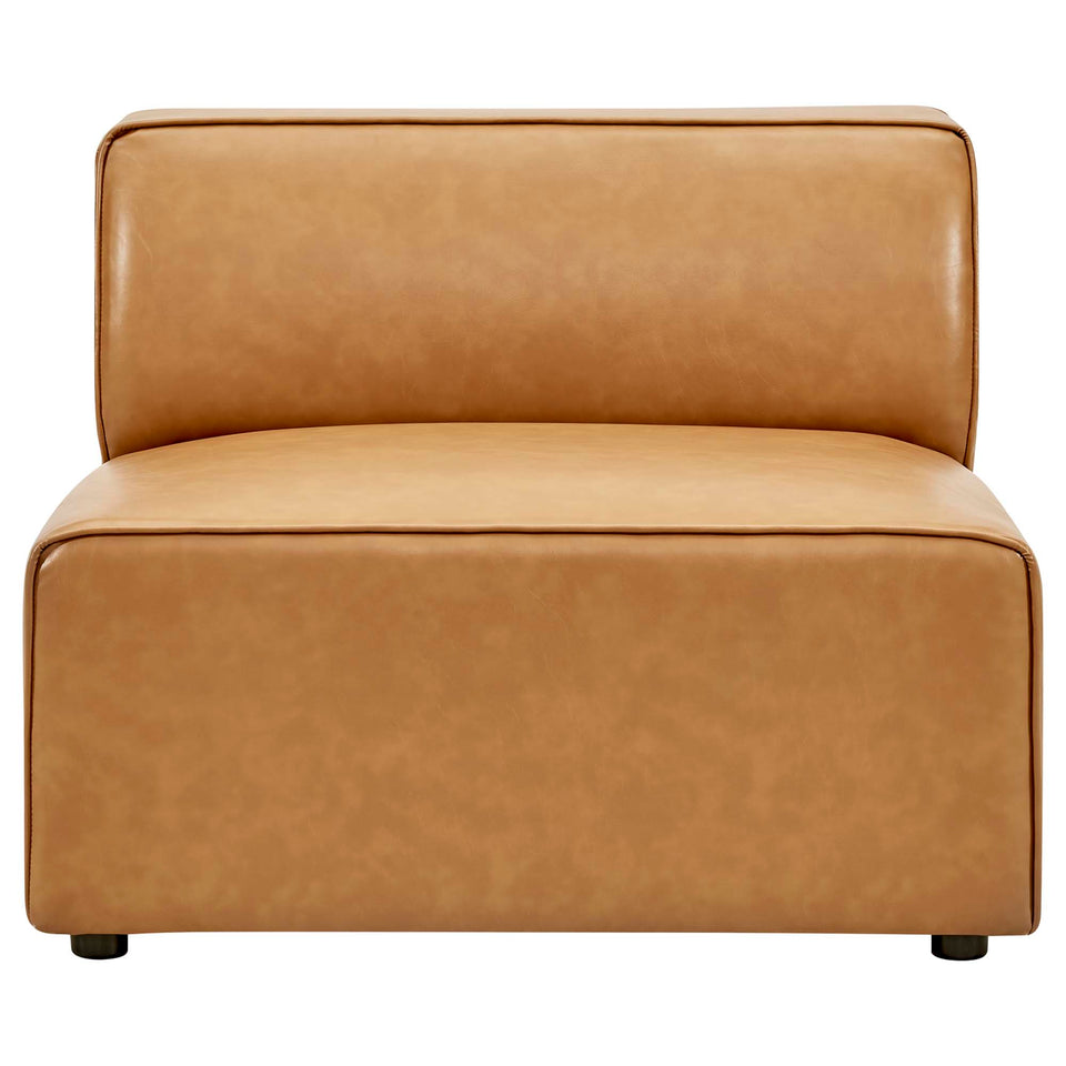 Mingle 8-Piece Vegan Leather Sectional Sofa Set by Modway