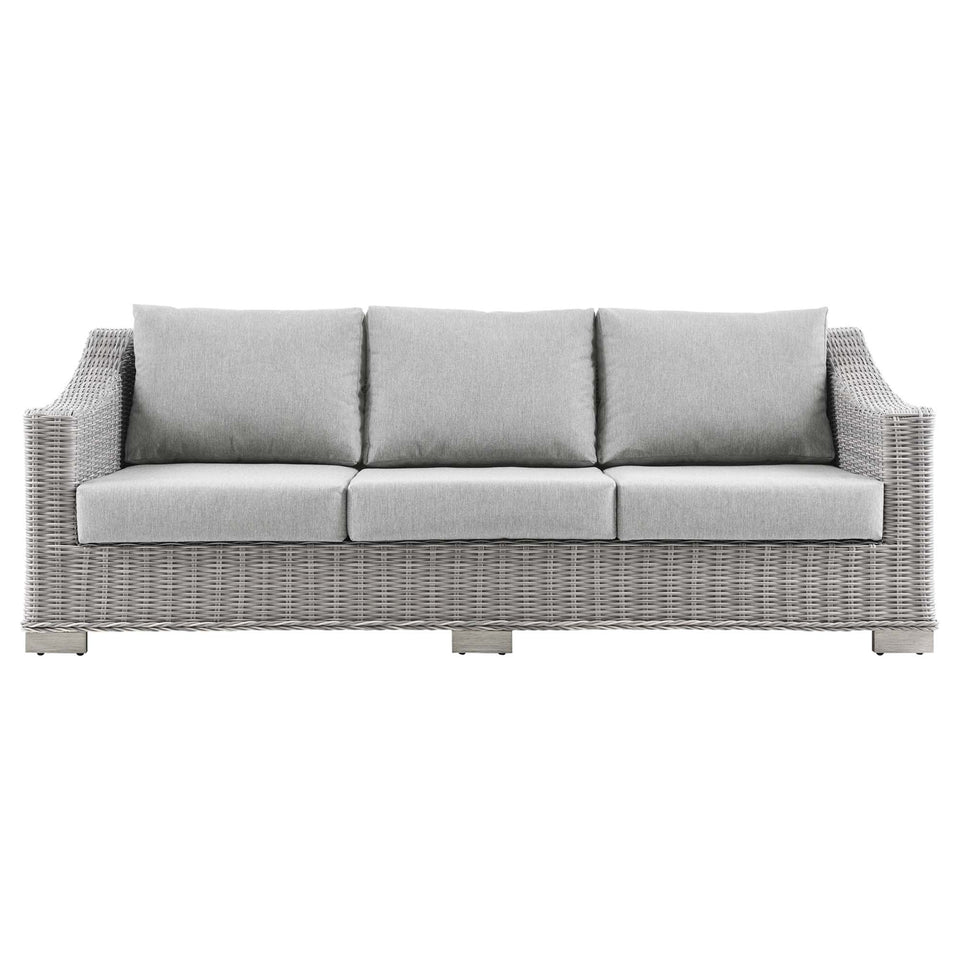 Conway Outdoor Patio Wicker Rattan Sofa by Modway